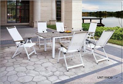 China Outside Polywood Garden Patio Table Set With Foldable Chair For Home & Garden for sale