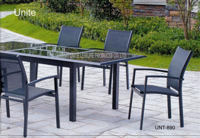 China Outdoor Garden Patio Table Set For Dinning , Garden Furniture Table And Chairs for sale