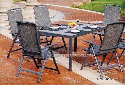 China Aluminium Metal All Weather Wicker Outdoor Furniture 6 Piece Waterproof for sale