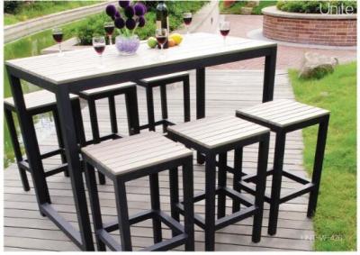 China Bar Height Table And Chairs , Pool Furniture Sets For Dining / Conversation for sale