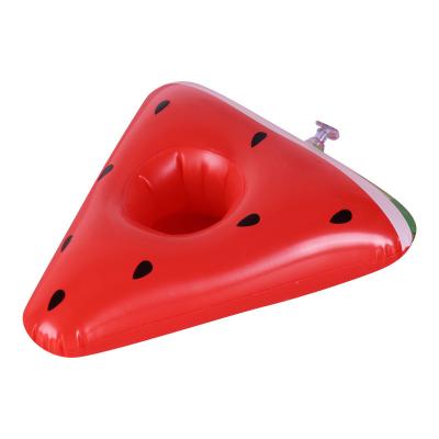 China Swimming Pool Watermelon Slice Drink Holder Viable Hot Selling Floating Cup Holder for sale