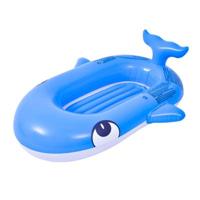 China Kids Inflatable Kayak, Whale Float Kids Boat Wholesale Inflatable Water Fun Whale Boats for sale