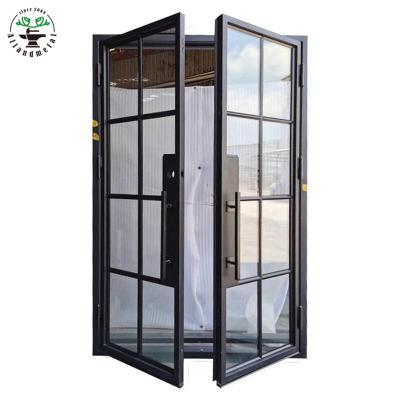 China China Supplier Brand New Waterproof Heat Insulation Double Iron Solid Door For Apartment for sale