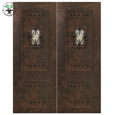 China Custom Wholesale High Quality Waterproof Graphic Design Cheap Push And Pull Modern Entry Iron Door Gate For Living Room for sale