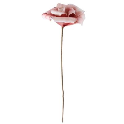 China Realistic Feeling EVA Artificial Large Flower European Foamflower Large Head Selling Hand Realistic Simple Hot Minimalist Home Decoration for sale