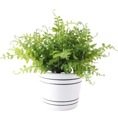 China Hottest Selling Artificial Wholesale Artificial Green Plant Table Top Minimalist China Plant With Mini Artificial Potted Pot Plant for sale