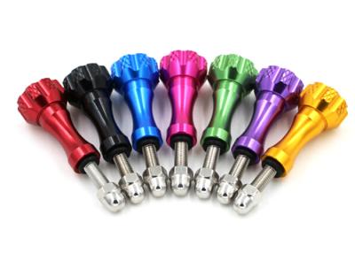 China CNC Aluminum Gopro Hero Accessories Thumb Knob Stainless Steel Bolt Nut Screws for sale