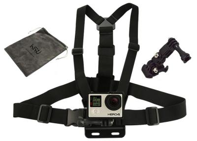 China GoPro Camera Chest Strap Harness Mounts with 3-way Adjustment Base & Bag for sale