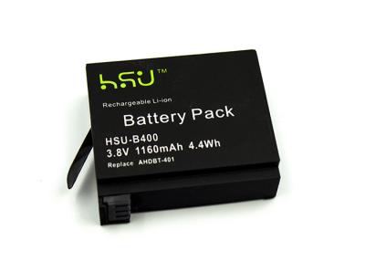 China de Batterijen van 1160mAh GoPro voor GoPro HERO4 en GoPro AHDBT - 401, AHBBP - 401 Te koop