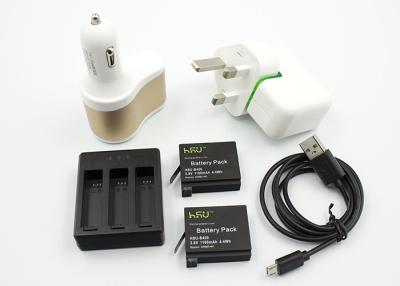 China GoPro Batteries & Chargers for AHDBT-401 with Wall Charger , Car Charger , UK Plug for sale