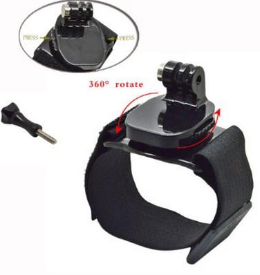 China GoPro 360 Degree Rotation Action Camera Wrist Strap Mount for GoPro Hero 4 / 3+ / 3 / 2 for sale