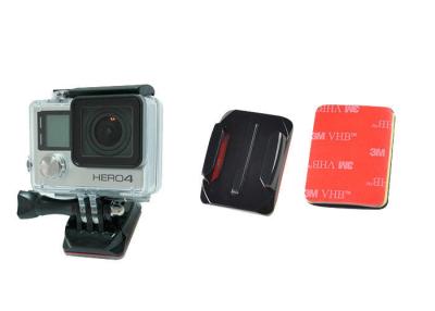 China Flat / Curved Adhesive Mounts GoPro Sticker Mount with 3M Sticky Pads for sale