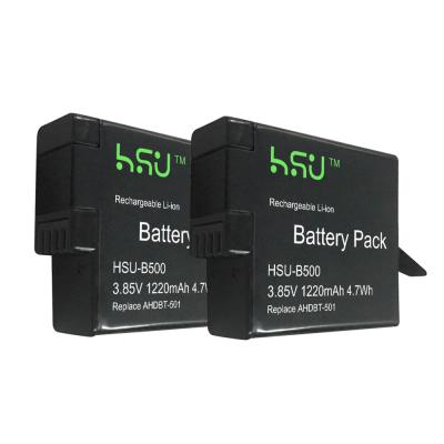 China Ersatz GoPro-Batterien AHDBT - 501/GoPro Hero5 Batterie 1220 Milliamperestunden-Energie zu verkaufen