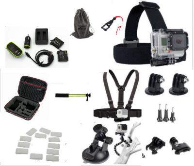 Chine Accessoires housse de transport, batterie toute du HÉROS 4 de GoPro de kit de caméra de sport dans un paquet à vendre