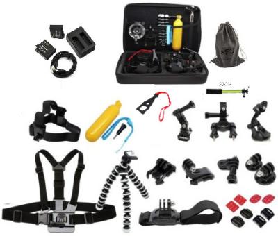 China GoPro HERO4 Accessories , Sport Camera Kit Dual Charger + 2 Batteries for sale