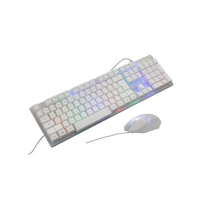 China Waterproof OEM RGB Backlight Keyboard Factory Gaming Mouse Combo PC Computer Wired for sale