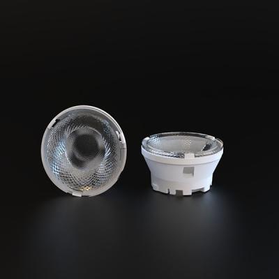 China Lentes de iluminación de control inteligente de PMMA VA 50 grados de luz de techo Lentes ópticas LED en venta