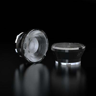 Chine Diamètre 40 mm de mise à niveau de l'hôtel coupe-off Matériau de lentille PC pour la lampe murale de lavage VA 36 ° anti-éblouissement à vendre