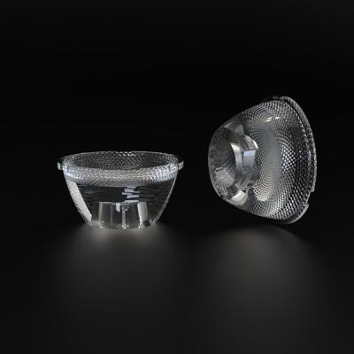 China Diameter 45mm upgrade hotel cut-off Lens PC material for spot light VA 24° anti-glare for sale