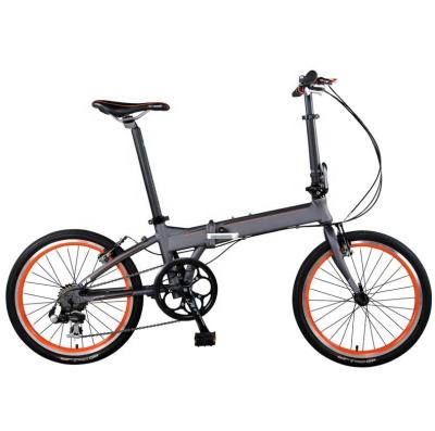 China 20inch Mini Folding Street Bike Steel Green Foldable Bicycle for sale