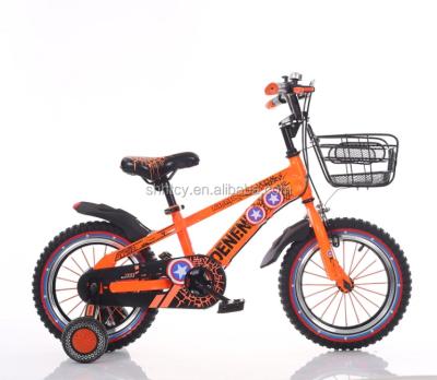 China Cool steel orange boy kids bike with good quality WTS009 for sale