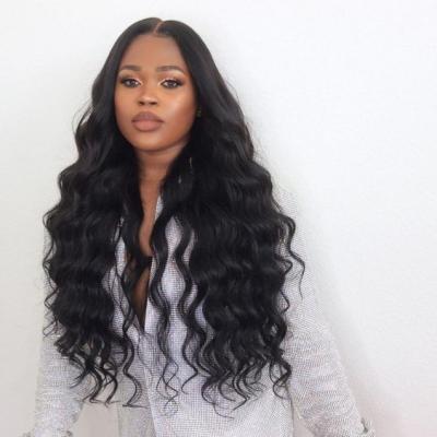 China Silky Straight Wave Cuticle Aligned Wig 4X4 Front Wigs With Transparent Lace Frontal Mink Wig Vendor Pre Plucked 180 Density Straight Hair Long Lace Wig for sale