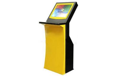 China Freier stehender wechselwirkender Touch Screen Informations-Kiosk mit Metalltastatur zu verkaufen