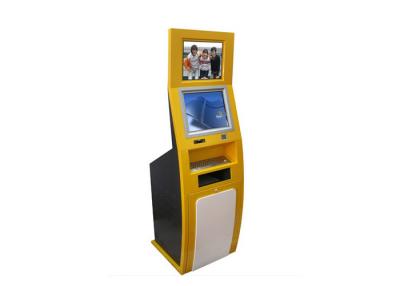 China Einkaufszentrum-Stand-allein Doppelschirm-Kiosk-Passfotoautomat mit Subdye-Foto-Drucker zu verkaufen