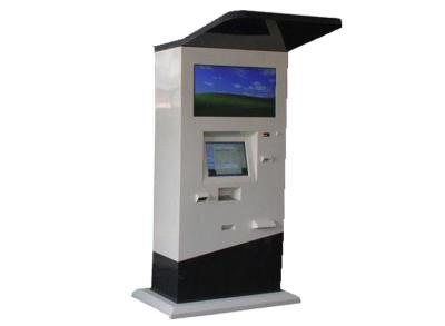 China Parking Lot Park Outdoor Monitor Kiosk Stand Information Payment Terminal for sale