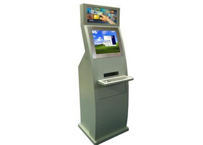 China A4 Thermal Laser Printer Touch Screen Information Kiosk With Metal Keyboard for sale