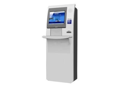 China Dünner wechselwirkender Leser-Empfangs-Drucker des Kiosk-Touch Screen Informations-Kiosk-RFID zu verkaufen