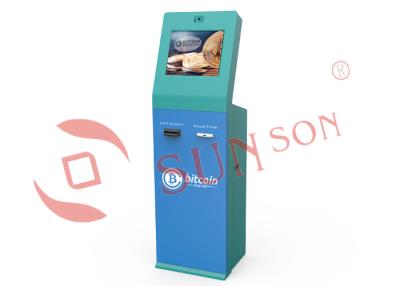 China Aangepaste 17 van het de Machinecontante geld van Duimtouchmonitor Bitcoin ATM de AcceptorGeldautomaat Te koop