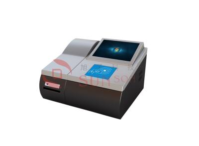 China Computer-Informations-Touch Screen Tischplattenkiosk-Maschinen mit Empfangs-Drucker zu verkaufen