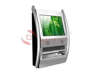 China Informations-Kontrollinternet-Netz-an der Wand befestigter Kiosk mit PC Metalltastatur zu verkaufen