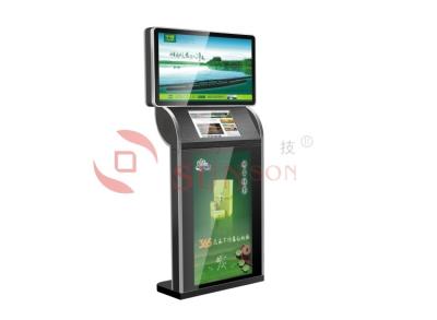 China Schirm-Kiosk-digitale Beschilderung Werbung LCD wechselwirkende mit Stahleinschließung zu verkaufen