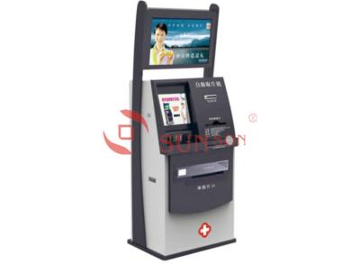 China Ticket Vending Standing Health Care Kiosks , Self Photo Salary Sheet Printing for sale