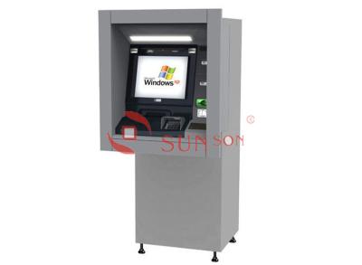 China Máquina financeira do ATM do quiosque da operação bancária do serviço do auto da montagem da parede através da parede à venda