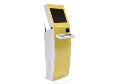 China Breiten Sie Stand TFT LCD-Touch Screen Informations-Kiosk mit Metalltastatur/WIFI aus zu verkaufen