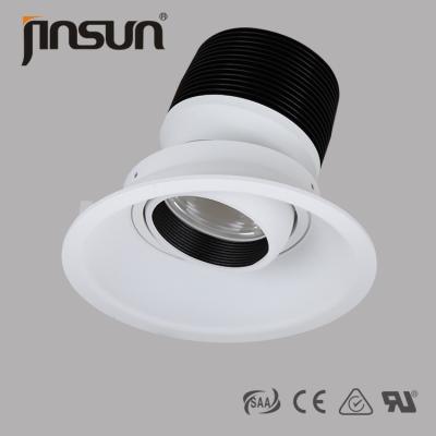 China lens 12 degree narrow beam angle 12w-45w LED downlight with professional citizen chip for sale