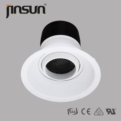 China Top ID3200 highLumens Energy Saving Of COB LED Ceiling Light hotsale LED Downlight With  90Ra Whie /black/sliver housing for sale