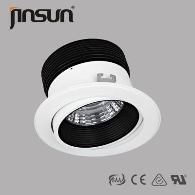 China Van de het kader roterende verlichting van het aluminiumplafond lichte dubbele de inrichtings 1-60w leiden downlight met Ra90 SAA, Ce, RoHS-certificaten Te koop