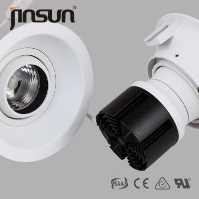 China Top 3200lm highLumens Energy Saving Of COB LED Ceiling Light hotsale LED Downlight With  90Ra Whie /black/sliver housing for sale