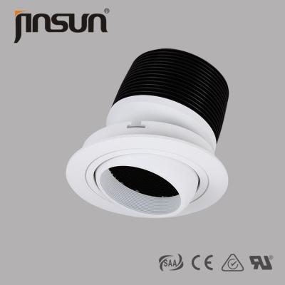 China 12W 900Lumens 2700K Warm White AC110-240V of LED Downlight Made in PRC black /White housing color for sale