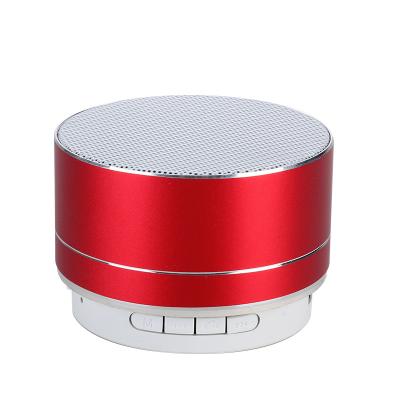 China Video Mini Aluminum Round Blue Tooth Gaming Speakers A10 Speakers Outdoor Subwoofer Visual Colorful Wireless Radio Support U Disc for sale