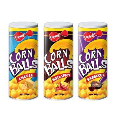 China Low Fat Corn Chips Corn Ball Cheese Balls for sale