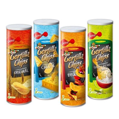 China Food Products Snack Fries Low Fat Halal Corn Chips for sale