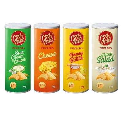 China Low fat Pringles style halal potato chips for sale