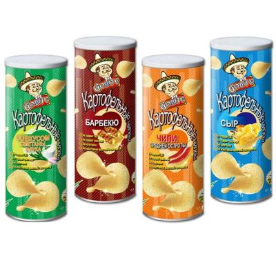 China Less salty configurations style stackable potato chips for sale