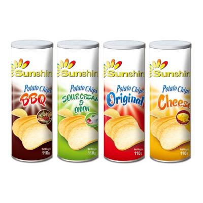 China Pringle Style Less Salty Potato Chips For OEM Brand for sale