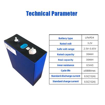 China O ferro do lítio da barra Lifepo4 Lf280k Bateria Lipo de Lfp fosfata a bateria prismático 3.2v 280ah de Ev à venda